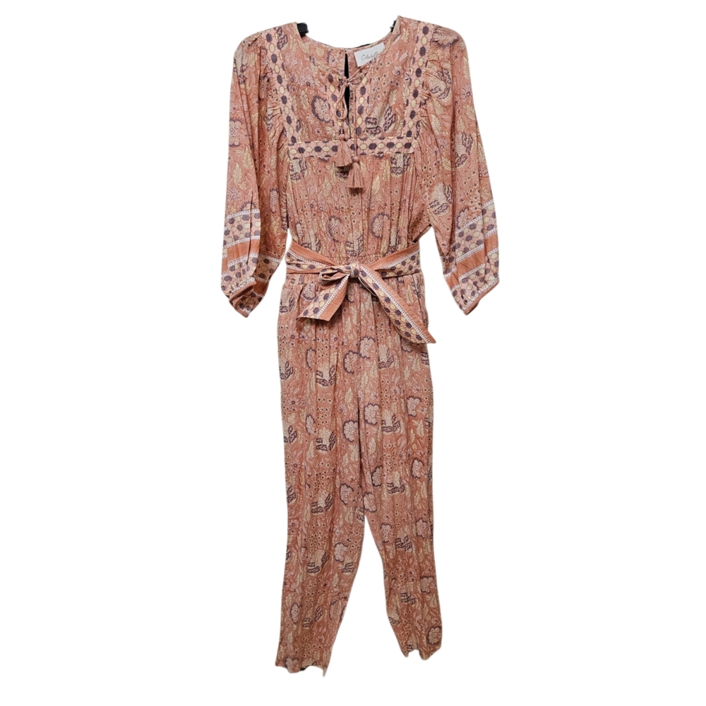 Cleobella Magdalena Bohemian Jumpsuit--Size Large - Picture 9 of 13